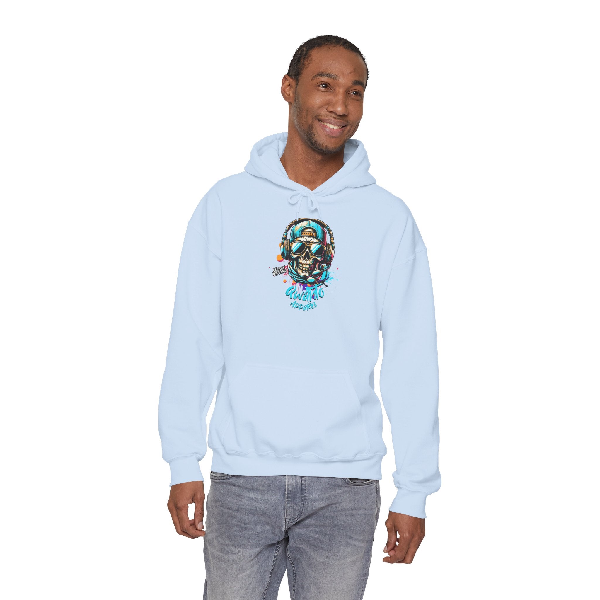 Skull DJ Hoodie | Unisex Vintage Apparel