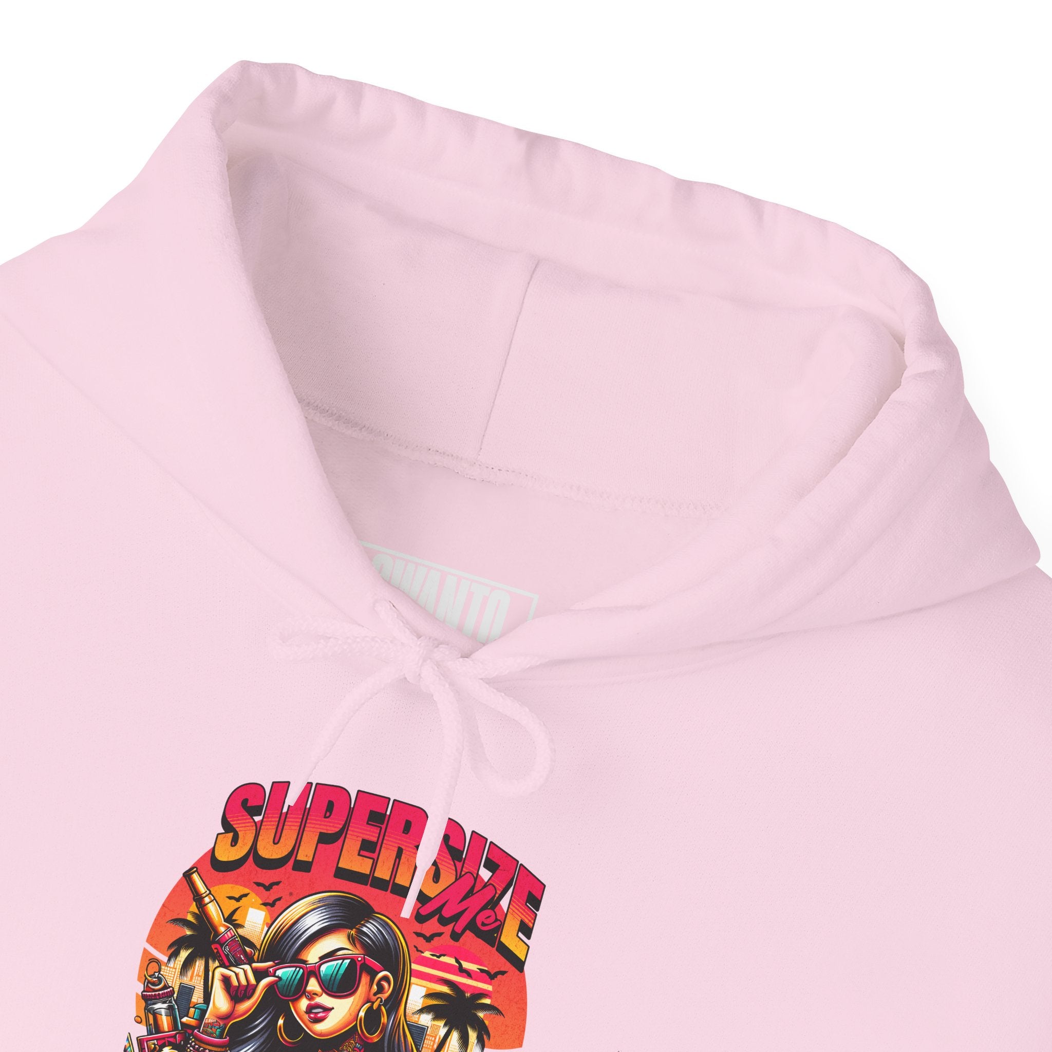 Supersize Me Hoodie | Unisex Vintage Apparel