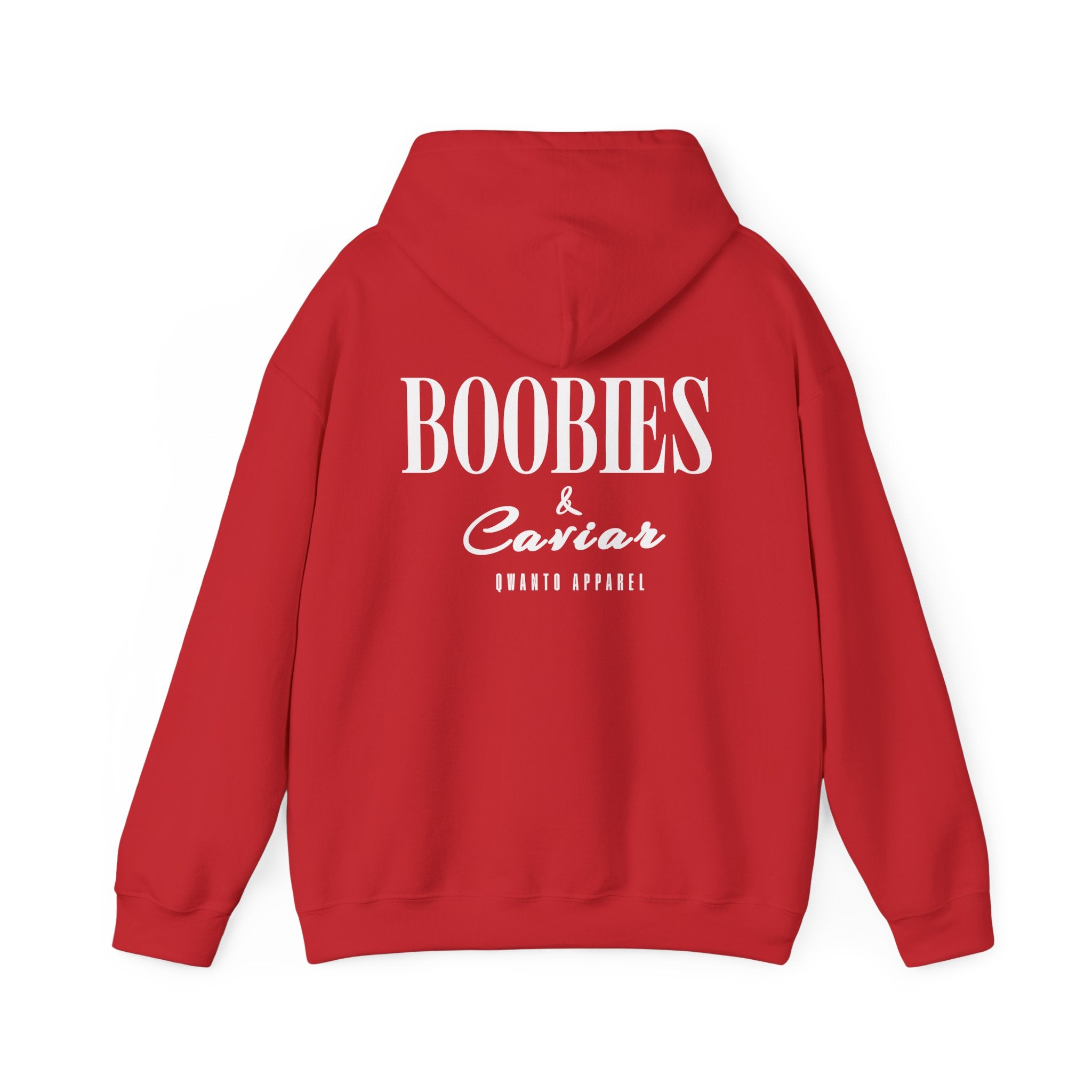 Boobies & Caviar Hoodie | Unisex Vintage Apparel