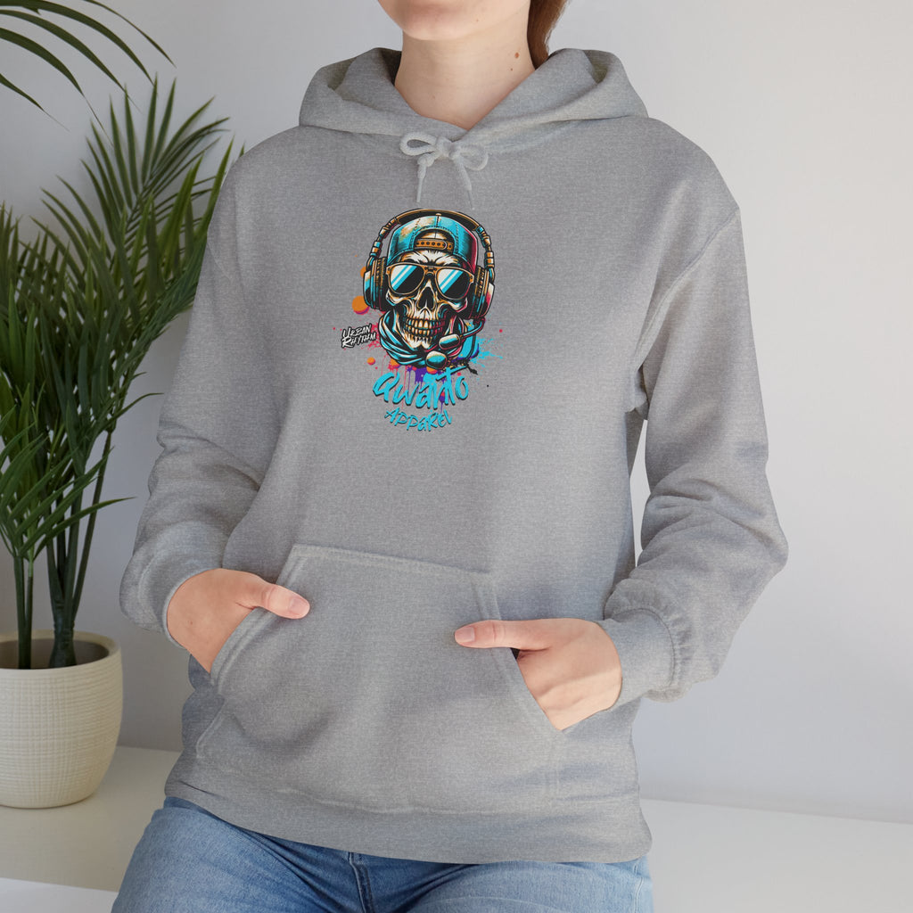 Skull DJ Hoodie | Unisex Vintage Apparel
