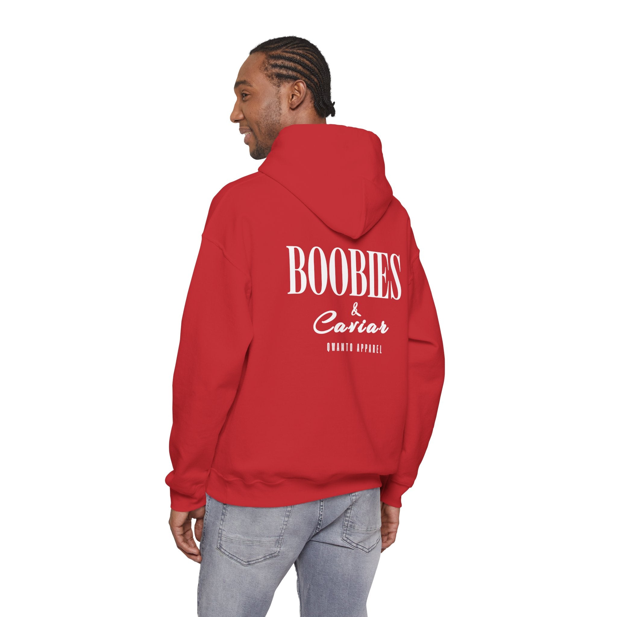 Boobies & Caviar Hoodie | Unisex Vintage Apparel
