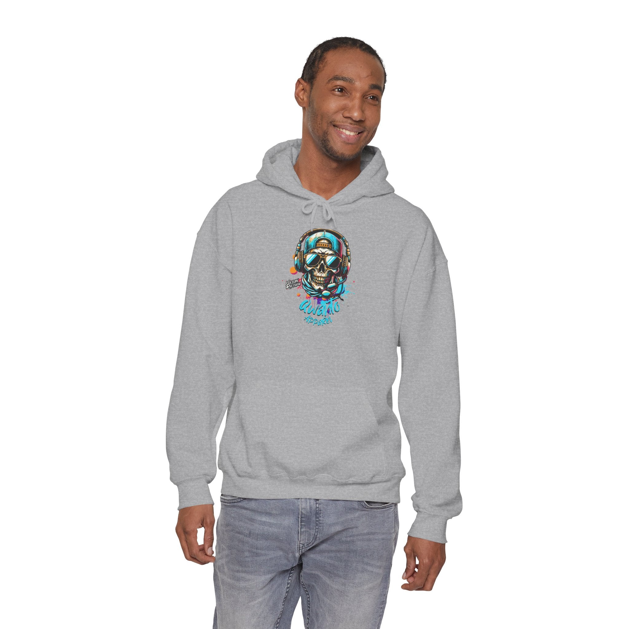 Skull DJ Hoodie | Unisex Vintage Apparel