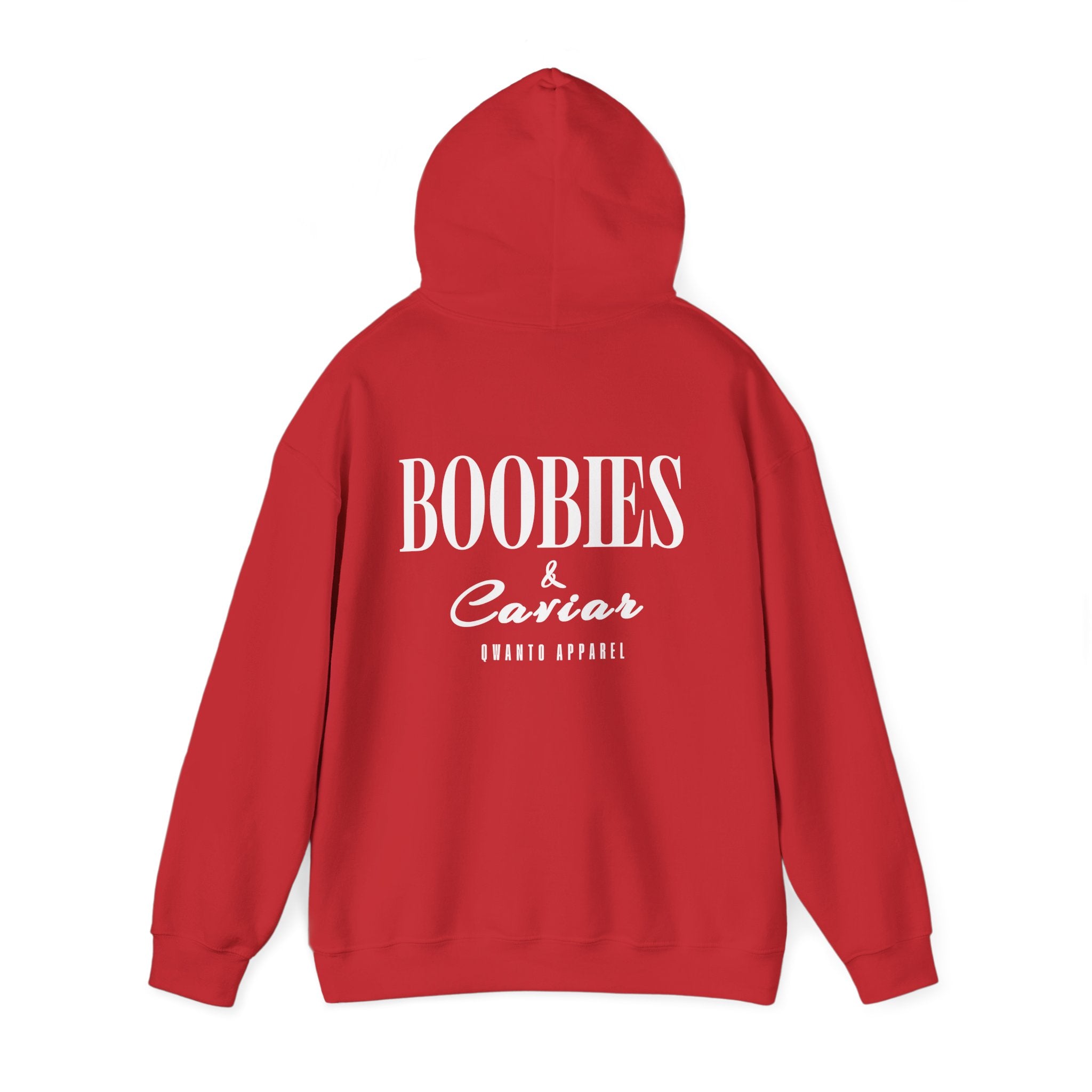 Boobies & Caviar Hoodie | Unisex Vintage Apparel