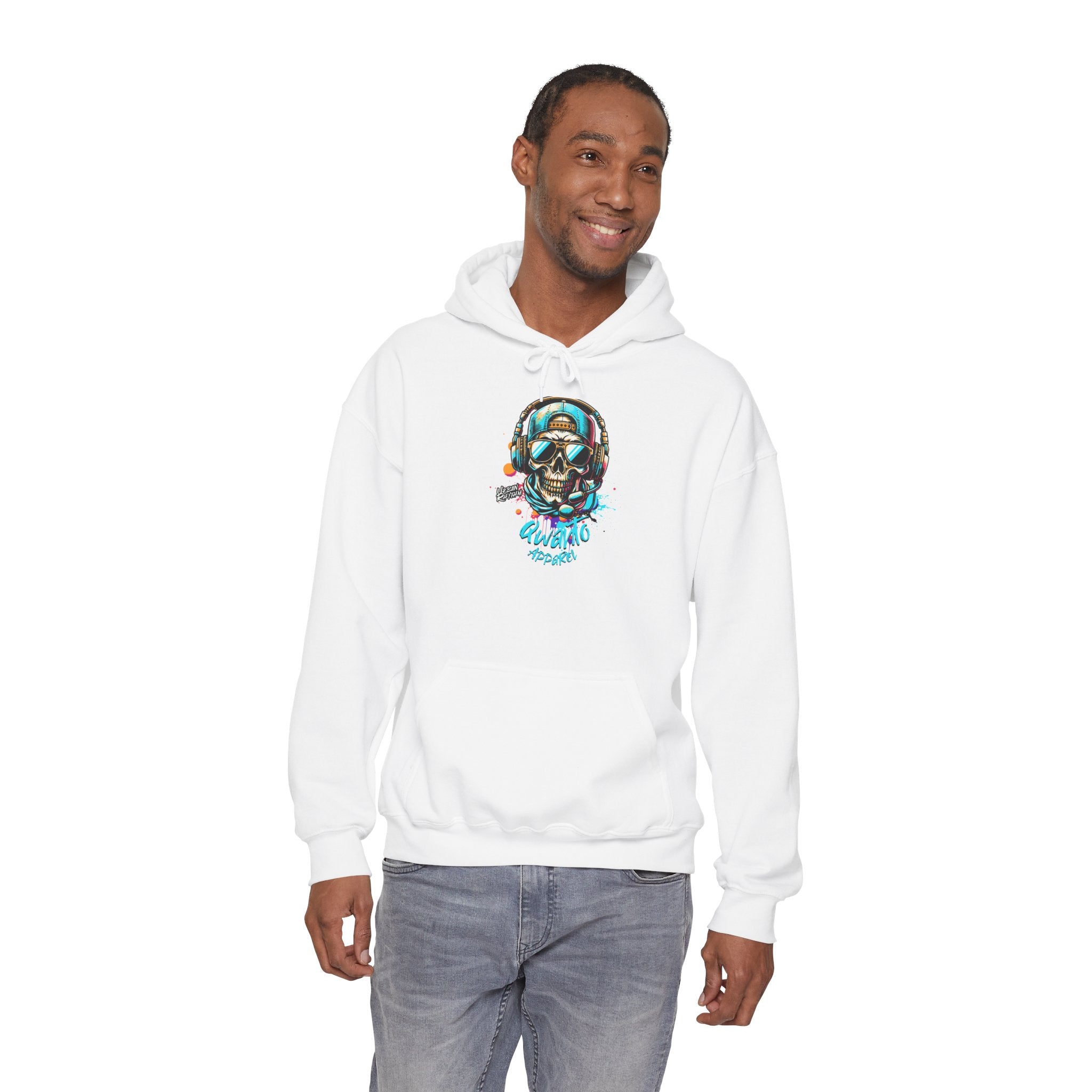 Skull DJ Hoodie | Unisex Vintage Apparel