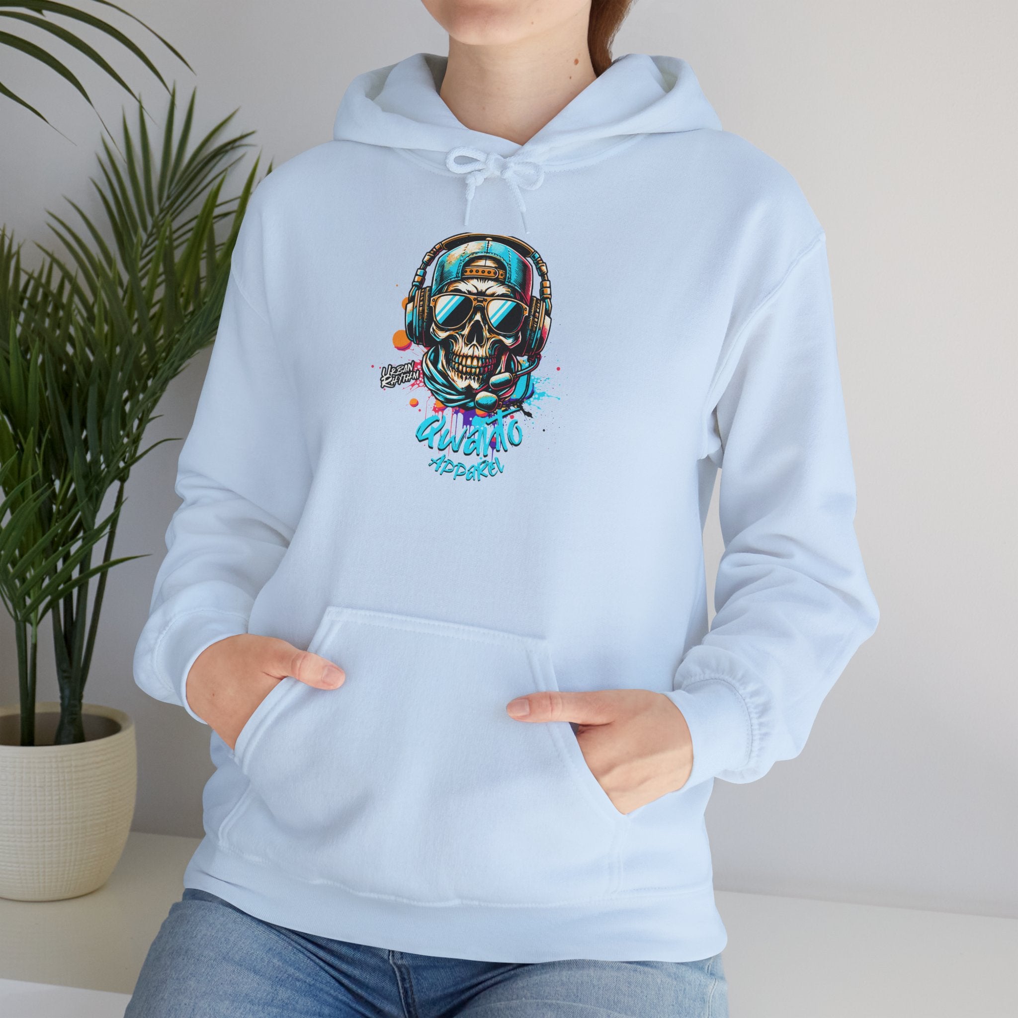 Skull DJ Hoodie | Unisex Vintage Apparel
